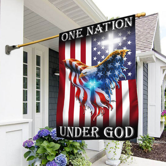 Flagwix American Flag - One Nation Under God American Eagle Flag THB3602Fv2n