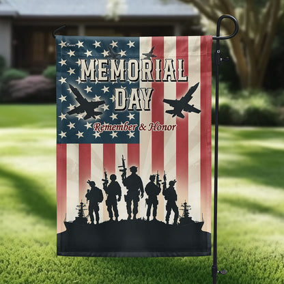 Memorial Day Remember And Honor Flag Veteran Flag PHB09LPN