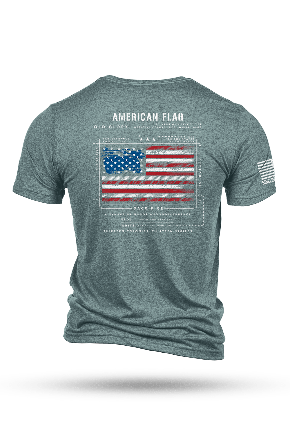 American Flag Schematic - T-Shirt
