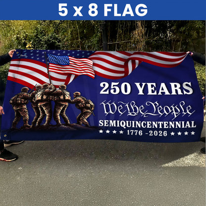 Flagwix American Flag - 250 Years We The People Semiquincentennial Grommet Flag