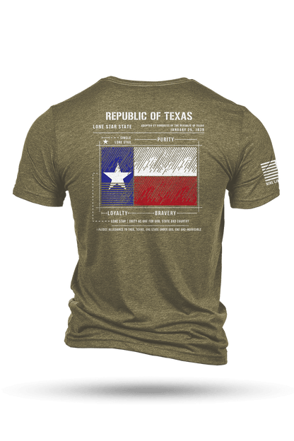 Texas Flag Schematic - T-Shirt