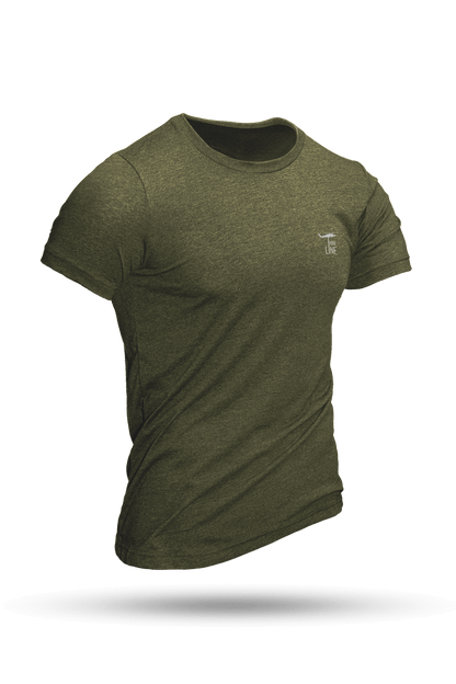 Reflective Dropline Logo - Athletic T-Shirt