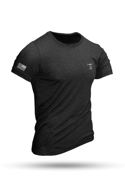 Reflective Dropline Logo with Flag - Athletic T-Shirt