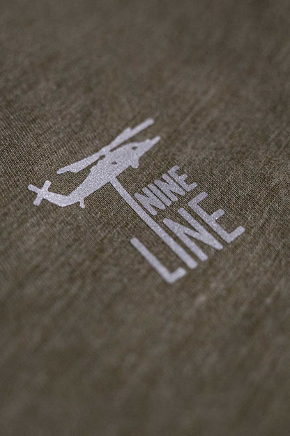 Reflective Dropline Logo with Flag - Athletic T-Shirt