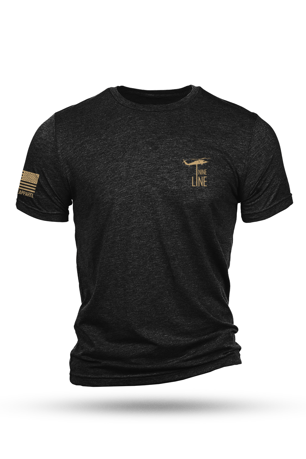 Tan Dropline Logo - T-Shirt