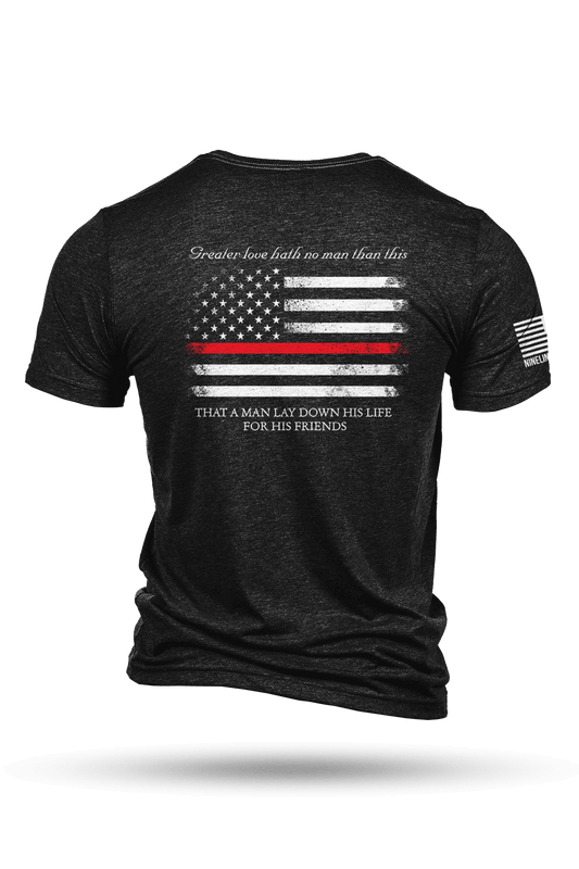 Thin Red Line - Tri-Blend T-Shirt