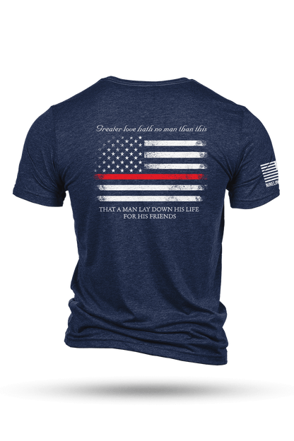 Thin Red Line - Tri-Blend T-Shirt