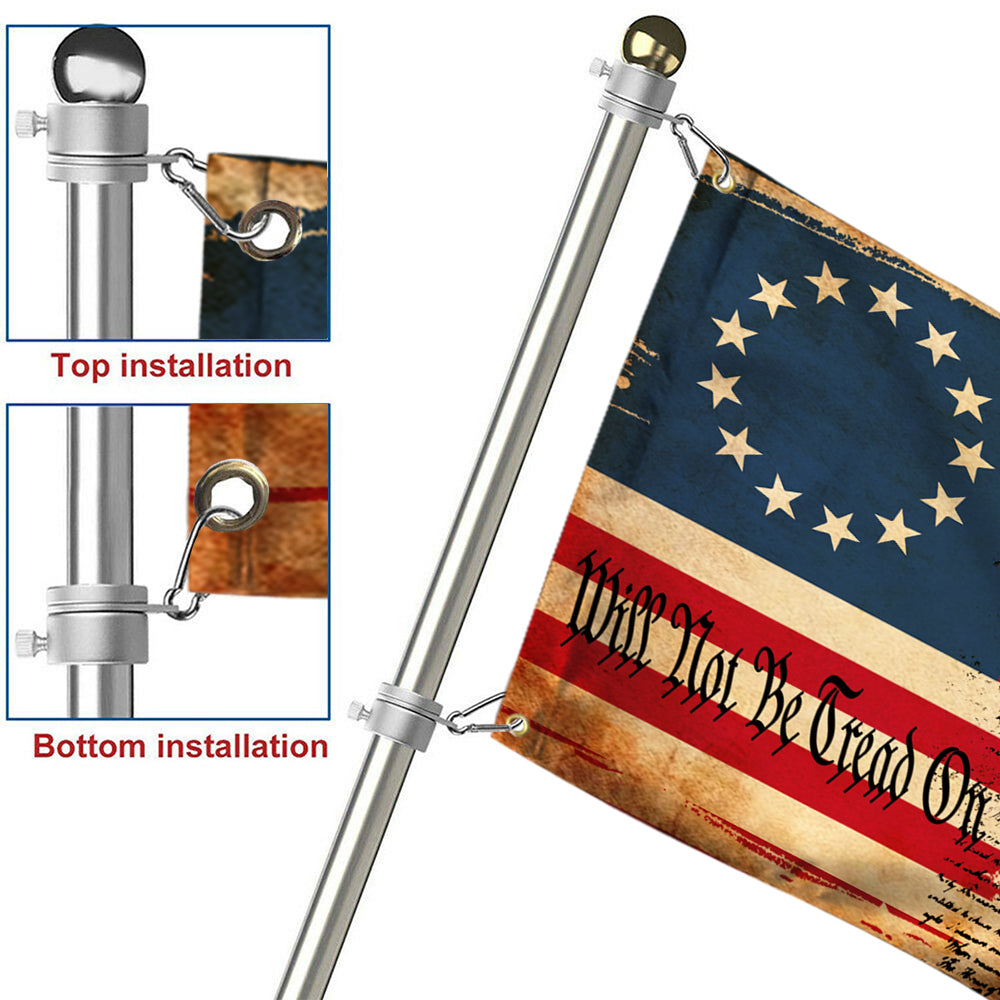 We The People Will Not Be Tread On Betsy Ross American Flag MTV25GF