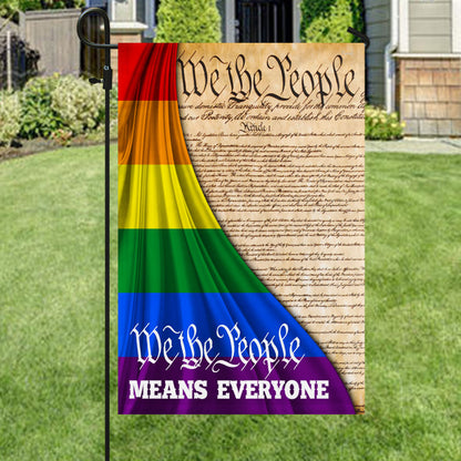 LGBT Flag We The People Means Everyone DDH3460F