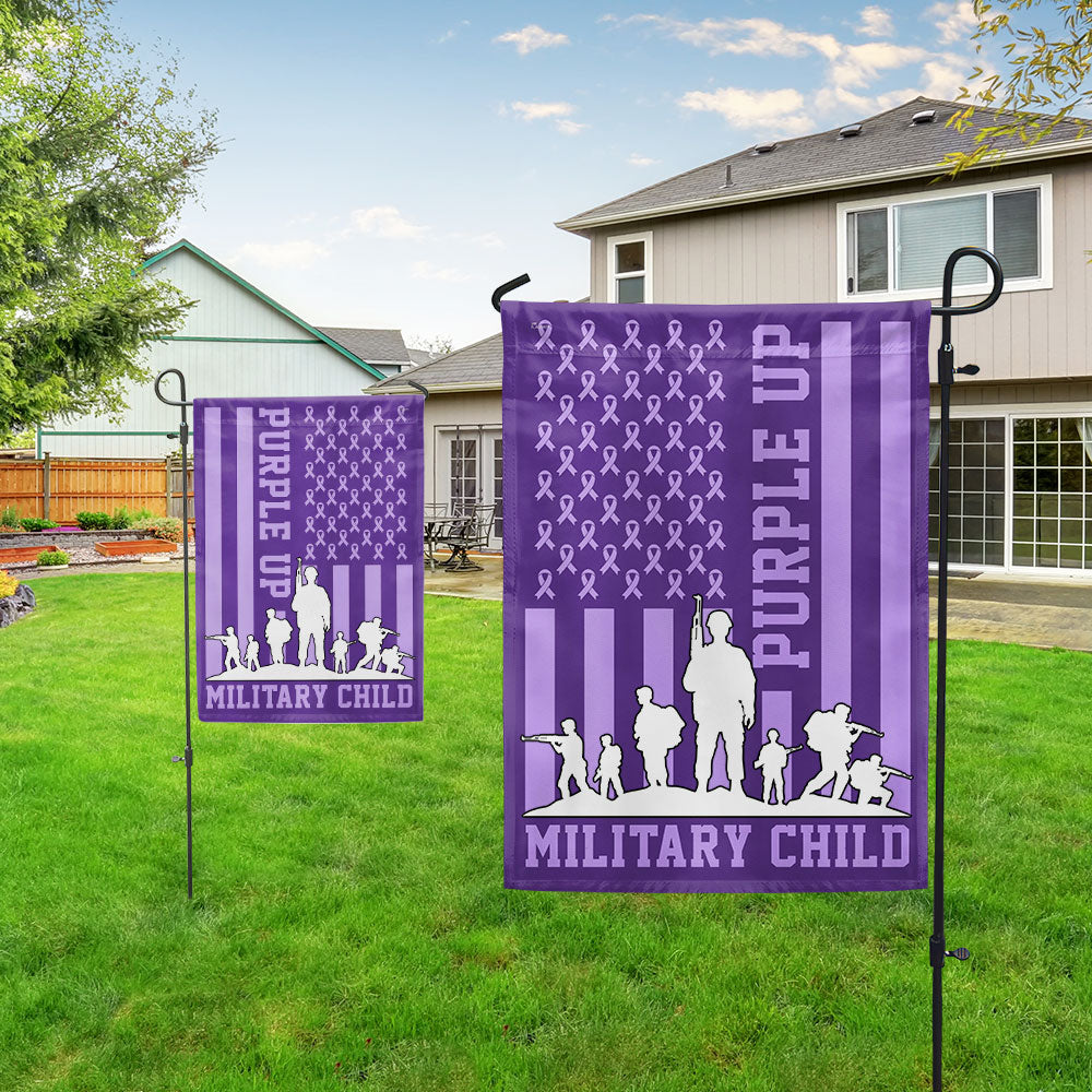 Purple Up Military Child Flag TQN1128F