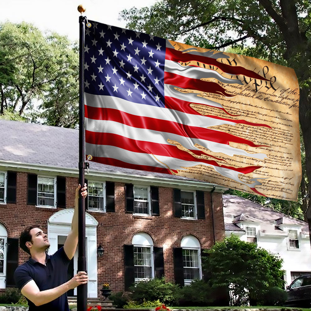 Patriot US Grommet Flag We The People DDH3445GF