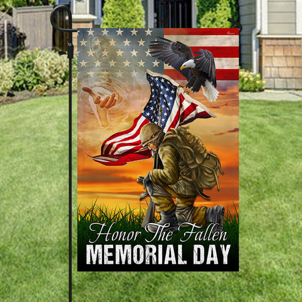 Memorial Day US Veteran Honor The Fallen Flag MLN1236F