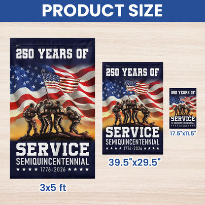 Flagwix American Flag - 250 Years of Service Semiquincentennial 4th of july Flag