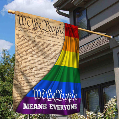 LGBT Flag We The People Means Everyone DDH3460F