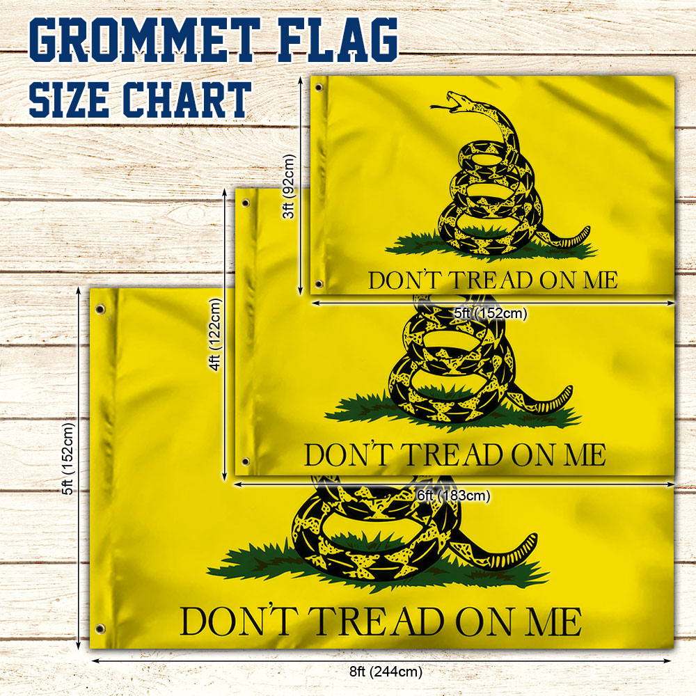 Don't Tread On Me Gadsden Flag TPT1543GF