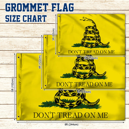 Don't Tread On Me Gadsden Flag TPT1543GF
