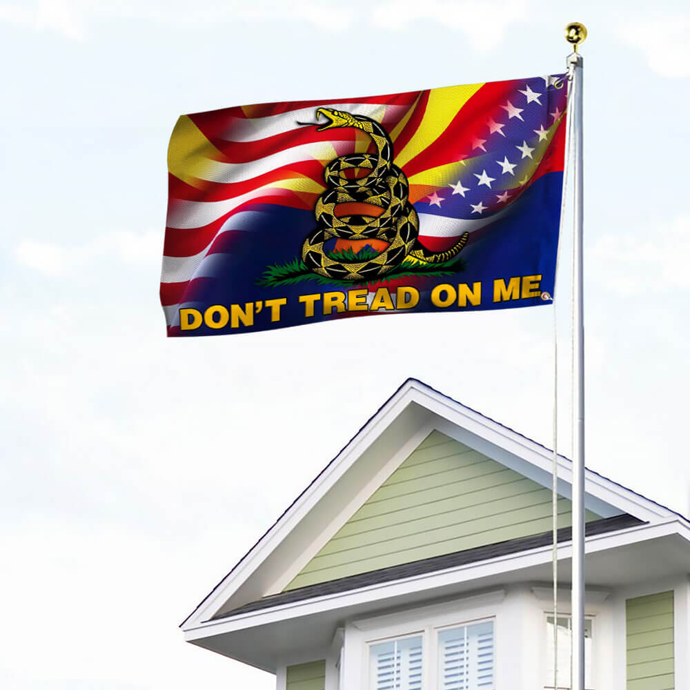 Arizona Don't Tread On Me Gadsden American Grommet Flag MLN2791GF