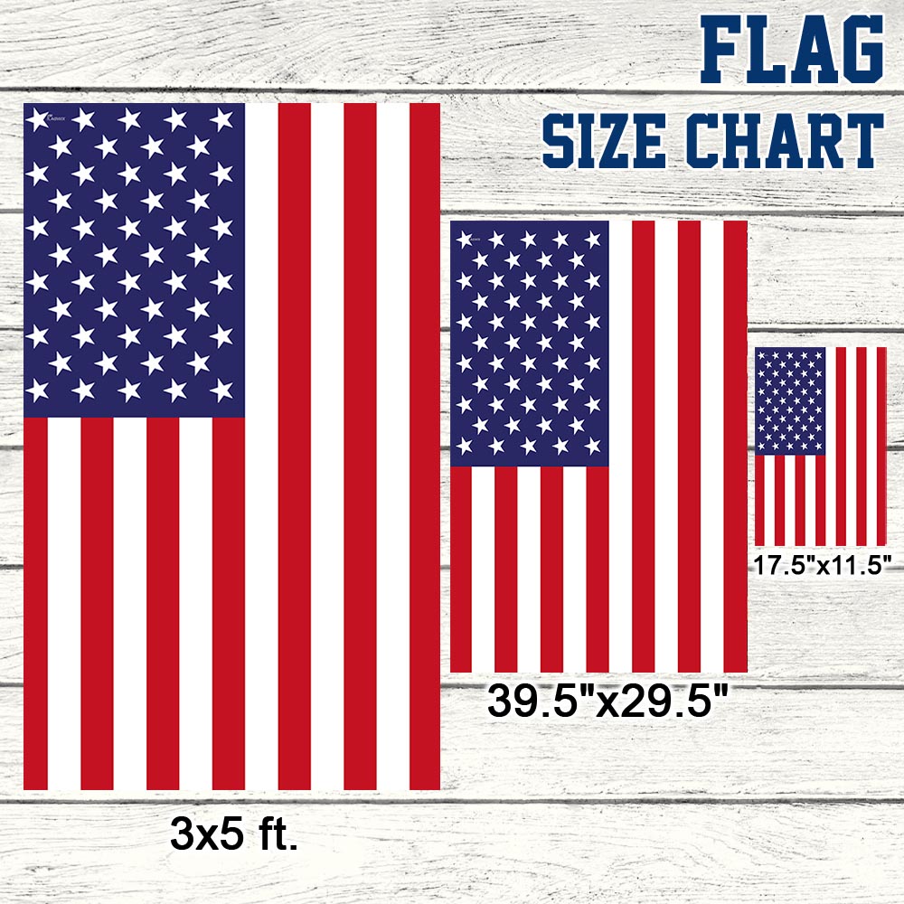 Memorial Day Veteran Remember and Honor American Two-Sided Flag TPT793F