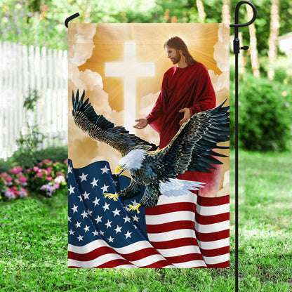 Jesus Flag American Eagle God Jesus Flag TRN1479F