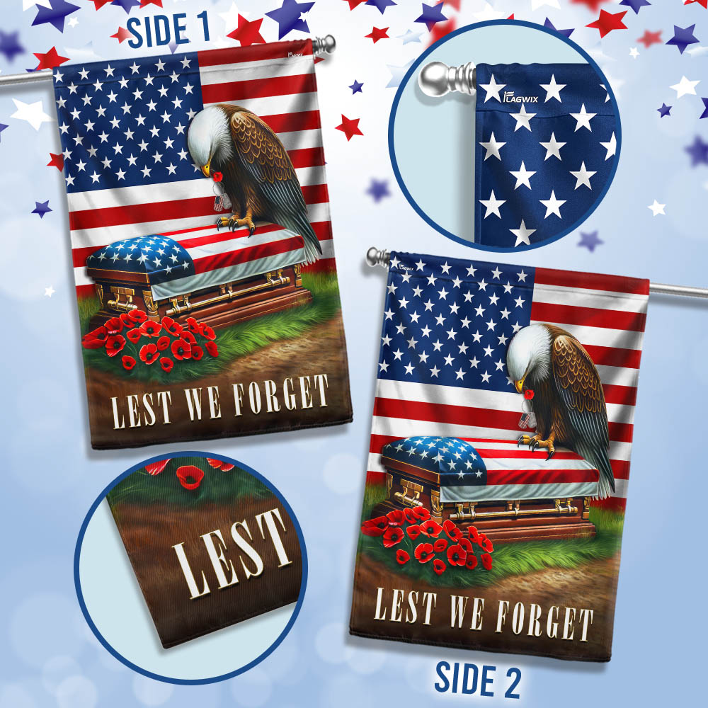 Lest We Forget Memorial Day American Flag TPT1591F