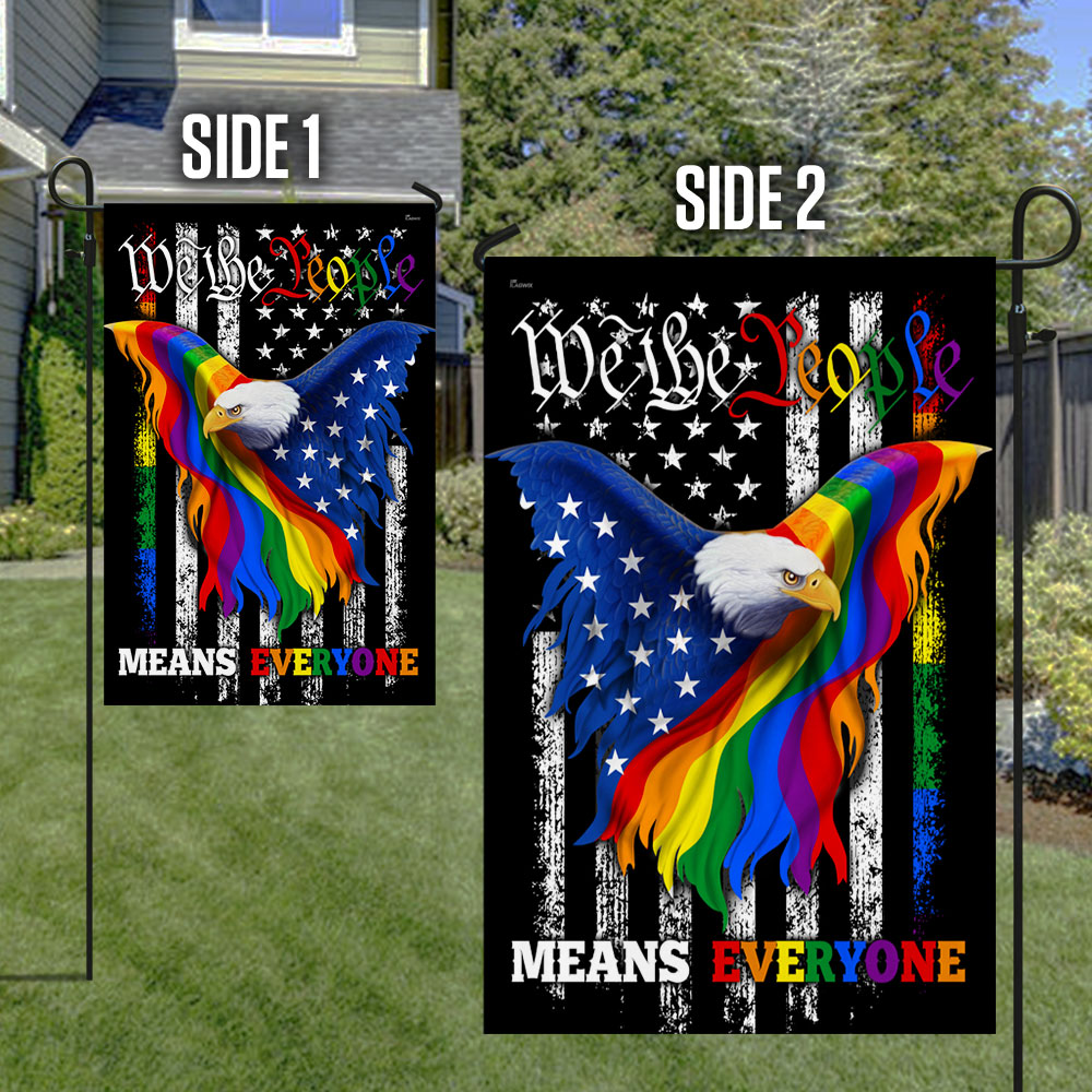 LGBT Pride Eagle Flag We The People Means Everyone DDH3459F