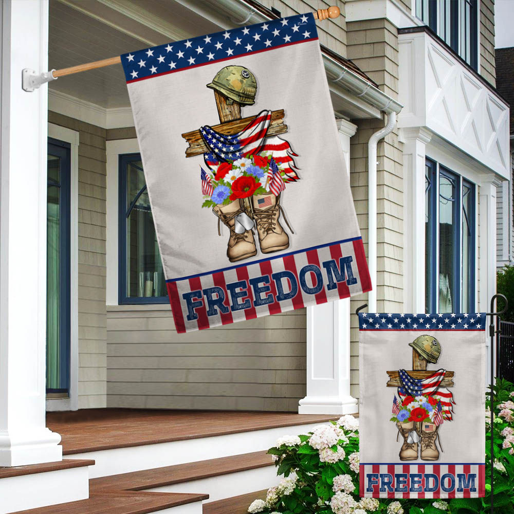 Flagwix American Flag - Independence Day Thank You Veteran Freedom Flag MLN1400F