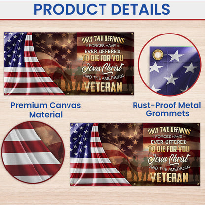 Memorial Day Owe To God And The American Veteran Fence Banner MLN2651FB