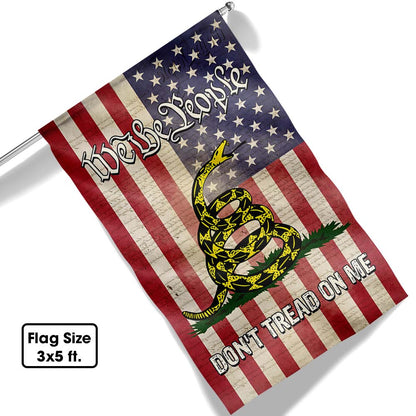Gadsden We The People Don't Tread On Me Flag MLN1227F