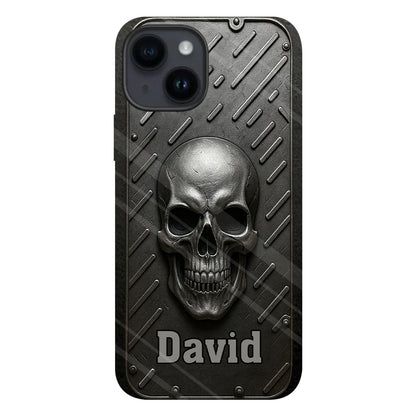 Hello Darkness - Personalized Skull Full Print Phone Case
