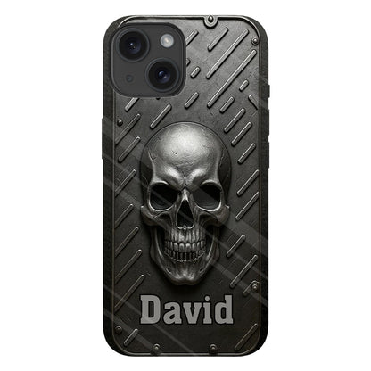 Hello Darkness - Personalized Skull Full Print Phone Case