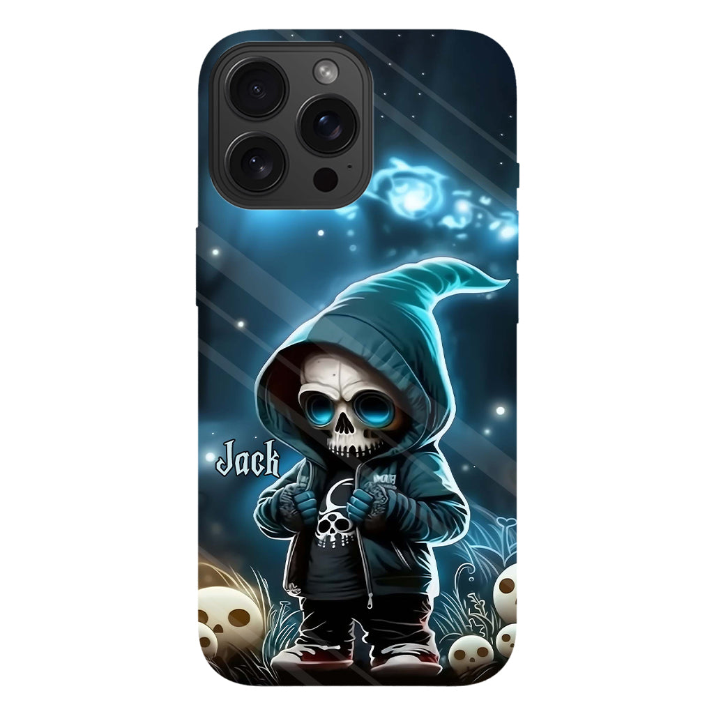 Cool Dude - Personalized Skull Full Print Phone Case