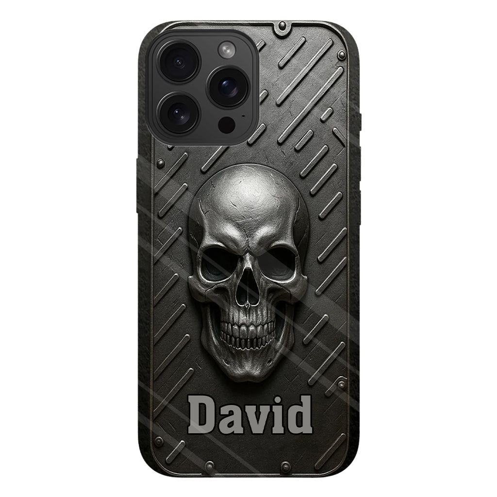Hello Darkness - Personalized Skull Full Print Phone Case