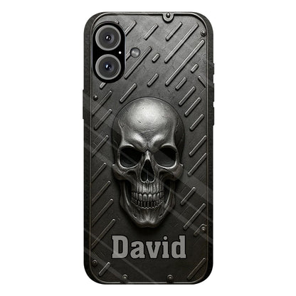 Hello Darkness - Personalized Skull Full Print Phone Case