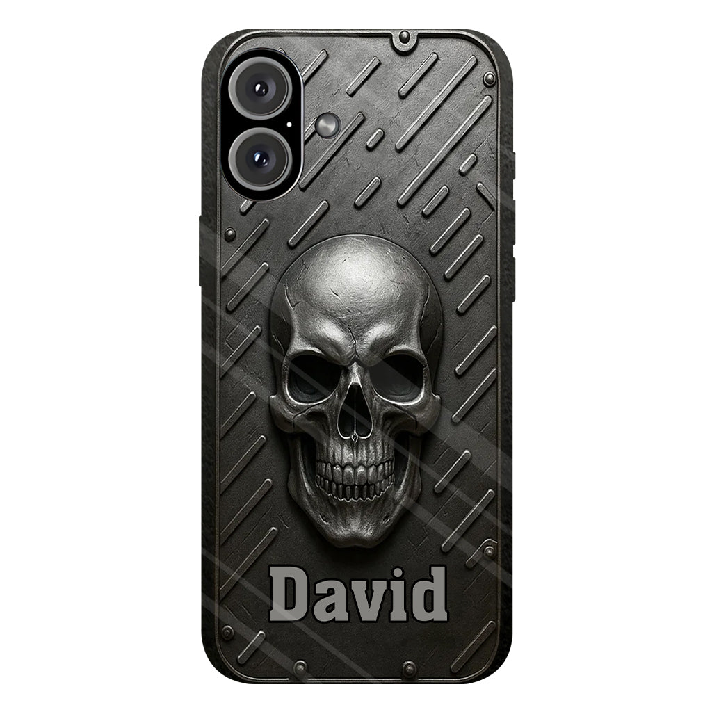 Hello Darkness - Personalized Skull Full Print Phone Case