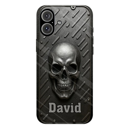 Hello Darkness - Personalized Skull Full Print Phone Case
