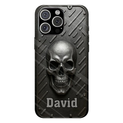 Hello Darkness - Personalized Skull Full Print Phone Case