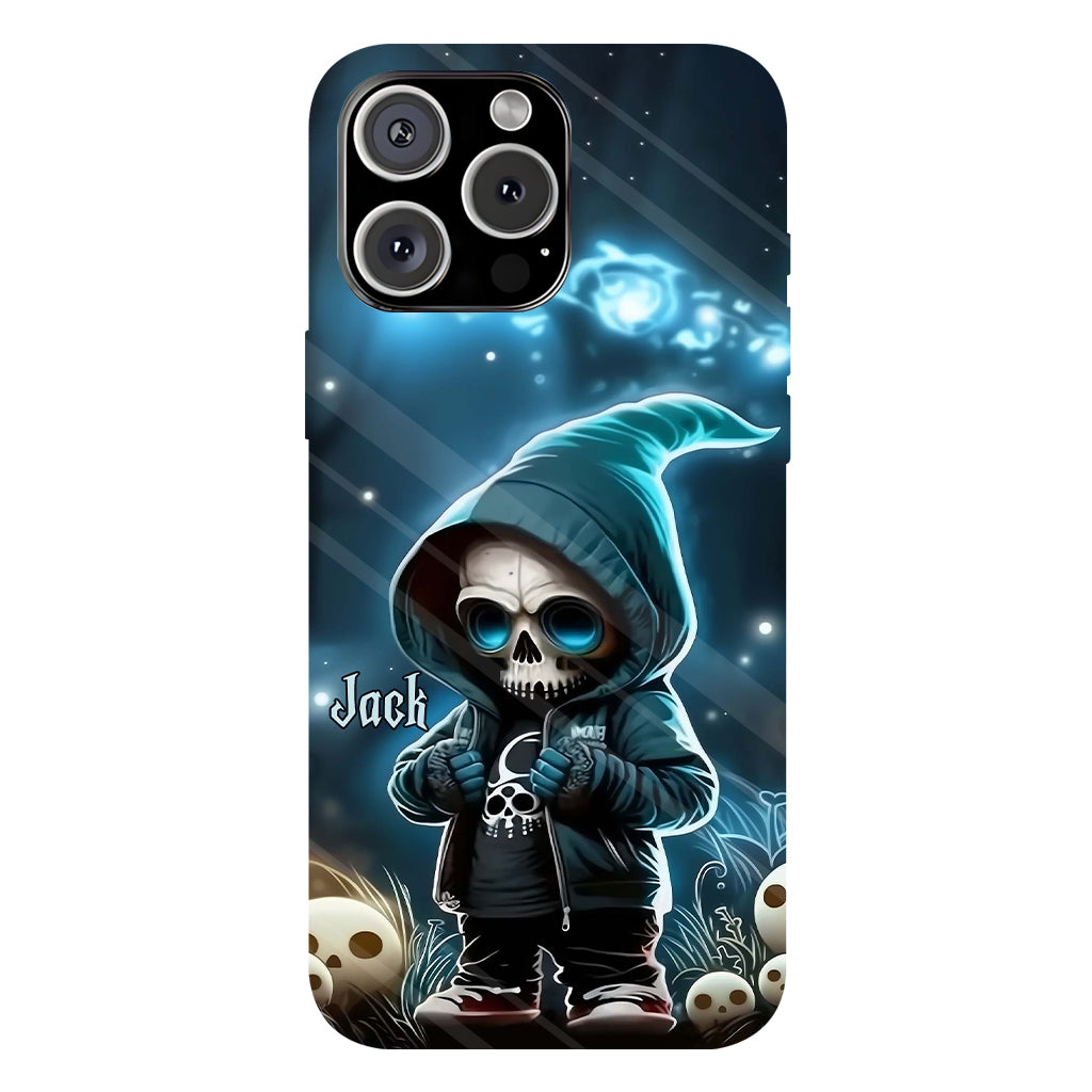 Cool Dude - Personalized Skull Full Print Phone Case