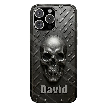 Hello Darkness - Personalized Skull Full Print Phone Case